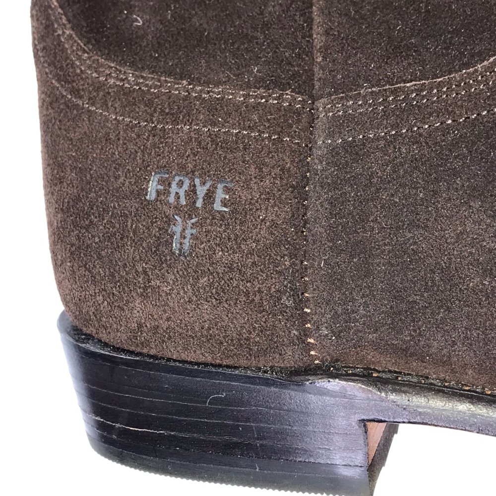 FRYE Dark Brown Leather Tall Knee-High Boots.  Size Womens 5B.